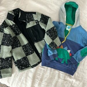BOGO: good condition size 6/7 unisex jackets!! Boden and Art Class